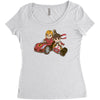 super ryu kart Women's Triblend Scoop T-shirt