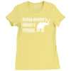 anything unrelated to elephants is irrelephant Ladies Fitted T-Shirt