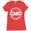 gmo test subject v2 anti gmo soy fruit vegetables Ladies Fitted T-Shirt