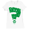 riddle me this! Ladies Fitted T-Shirt