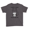 RIGHT MEOW BEER CAT Youth Tee