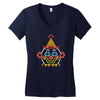 lite brite Women's V-Neck T-Shirt