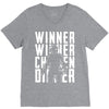 winner winner chicken dinner 3 V-Neck Tee