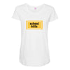 School Kills Maternity Scoop Neck T-shirt