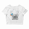 Family Trip To Moon Crop Top