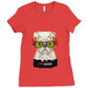 Dog-I MUSIC Ladies Fitted T-Shirt