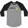 Mom to Bee Baby Boy 3/4 Sleeve Shirt