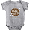 i got worms t shirt Baby Onesie