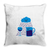 mucho vino Throw Pillow