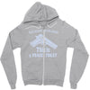 learn polish peace Zipper Hoodie
