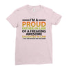 i'm a proud father in law Ladies Fitted T-Shirt