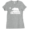 california bear Ladies Fitted T-Shirt