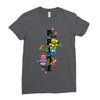 Pride Floral LGBT Colors Ladies Fitted T-Shirt