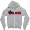 Fuck Cancer Deadpool Zipper Hoodie