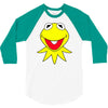 kermit muppets uomo 3/4 Sleeve Shirt