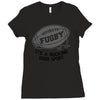 fugby it's a rucking good game Ladies Fitted T-Shirt