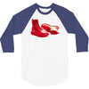 red skinhead bovver boots ideal birthday gift or present 3/4 Sleeve Shirt