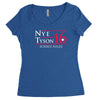 nye tyson '16 science rules Women's Triblend Scoop T-shirt