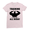 Training to be Like All Might Ladies Fitted T-Shirt