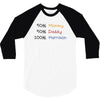 mommy daddy harrison baby name 3/4 Sleeve Shirt