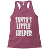 santa's little helper Racerback Tank