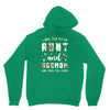 i have two titles aunt and dogmom and i rock them both with roses Unisex Hoodie