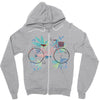 Bicycle Zipper Hoodie