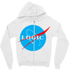 logic nasa Zipper Hoodie
