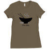 Pho Sho gif riceback Ladies Fitted T-Shirt