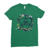 20 Dice Flowers Ladies Fitted T-Shirt