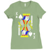 party king design funny humor cool graph baseball Ladies Fitted T-Shirt
