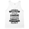 Super Cool Granddad Of A Freaking Awesome Granddaughter Tank Top