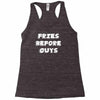 fries before guys Racerback Tank