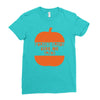 halloween forget candy give me tacos pumpkin Ladies Fitted T-Shirt
