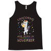 UNICORNS ARE BORN IN NOVEMBER Tank Top