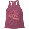 never retreat never surrender Racerback Tank