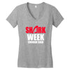 shark week enough said Women's V-Neck T-Shirt