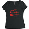 enjoy cocaine funny gray Women's Triblend Scoop T-shirt