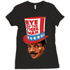 eye of the tiger man Ladies Fitted T-Shirt