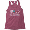 proud autism nana Racerback Tank