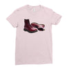 red doc marten skinhead boots, ideal birthday present or gift Ladies Fitted T-Shirt
