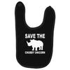 chubby unicorn Baby Bibs