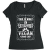 awesome vegan looks like Women's Triblend Scoop T-shirt