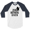 zero bothers given 3/4 Sleeve Shirt
