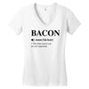 Bacon Noun Women's V-Neck T-Shirt