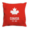 Canada Established 1867 Throw Pillow