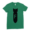dropping f bomb Ladies Fitted T-Shirt