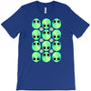 sad alien and daisy nineties grunge pattern T-Shirt