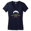 funny alien conspiracy theory roswell area 51 Women's V-Neck T-Shirt
