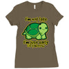not late Ladies Fitted T-Shirt